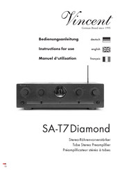 VINCENT SA-T7 MK Manuel D'utilisation