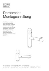 Dornbracht 33 845 760-FF Instructions De Montage