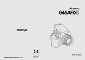 Mamiya M645AFD III Mode D'emploi