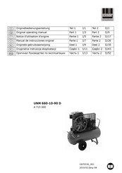 Schneider Airsystems UNM 660-10-90 D Notice D'utilisation D'origine