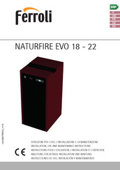 Ferroli NATURFIRE EVO 18 Instructions Pour L'utilisation