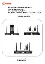 Rondson BE-5038 Notice D'utilisation