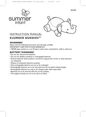 Summer Infant SLUMBER BUDDIES Manuel D'utilisation