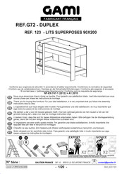 Gami DUPLEX G72 123 Instructions De Montage