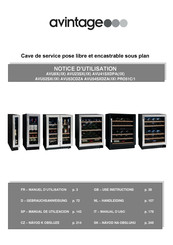 Avintage AVU8X Notice D'utilisation