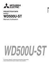 Mitsubishi Electric WD500U-ST Manuel D'utilisation