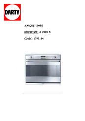 Smeg 1799134 Instructions Pour L'installateur