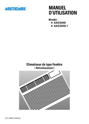 ArcticAire AAC5040-1 Manuel D'utilisation