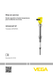 Vega VEGACAP 67 Mise En Service