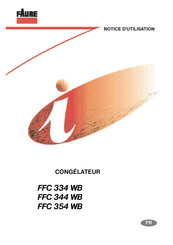 FAURE FFC 354 WB Notice D'utilisation