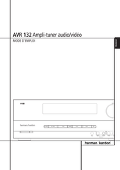 Harman Kardon AVR 132 Mode D'emploi