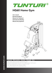 Tunturi HG60 Home Gym Manuel De L'utilisateur