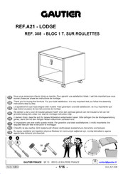 Gautier LODGE A21 308 Instructions De Montage