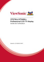 ViewSonic VT2756-L Guide De L'utilisateur