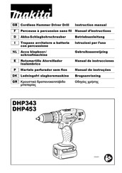 Makita DHP453RFX2 Manuel D'instructions