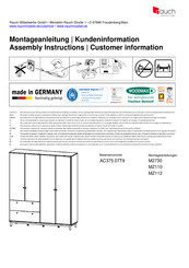 Rauch Freyja AC375.07T9 Instructions De Montage