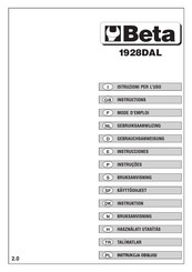 Beta 1928DAL Mode D'emploi