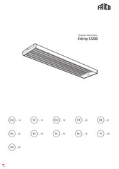 Frico Elztrip EZ2173 Manuel D'utilisation