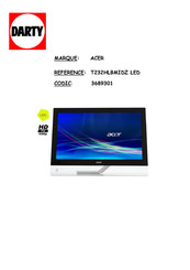 Acer 3689301 Mode D'emploi