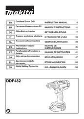 Makita DDF482RTJ Manuel D'instructions