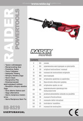 Raider RD-RS29 Mode D'emploi