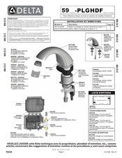 Delta 59-PLGHDFHW Serie Manuel D'installation
