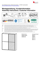 Rauch M9976 Instructions De Montage