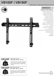 Omnimount VB150F Manuel D'instructions