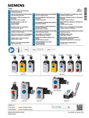 Siemens SIRIUS 3SE7310 Série Instructions De Service Originales