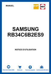 Samsung RB3 B Série Manuel D'utilisation