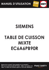 Siemens EC6A6PB90R Notice D'utilisation