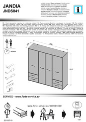 Forte JNDS841 Notice De Montage