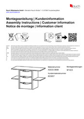 Rauch A0033.9898 Notice De Montage