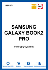 Samsung Galaxy Book2 Pro Mode D'emploi