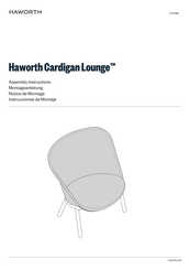 Haworth Cardigan Lounge Notice De Montage