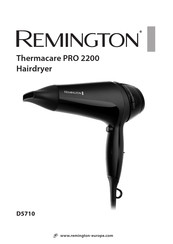 Remington Thermacare PRO 2200 Mode D'emploi