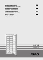 Atag KD8178CDUU/A01 Mode D'emploi