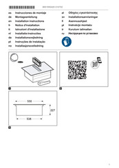 Bosch PIE601B15E/02 Notice D'installation