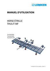 LEMKEN Thulit MF Serie Manuel D'utilisation