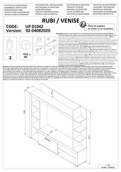 Forma Ideale VENISE UP 01042 Instructions D'assemblage