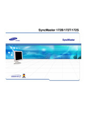 Samsung SyncMaster 172B Guide De L'utilisateur