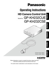 Panasonic GP-KH232CSE Mode D'emploi