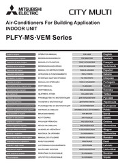 Mitsubishi Electric CITY MULTI PLFY-MS VEM Serie Manuel D'utilisation