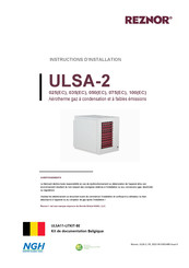 Reznor ULSA-2 050EC Instructions D'installation