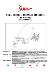 Sunny Health & Fitness SF-RW5639 Manuel Du Propriétaire