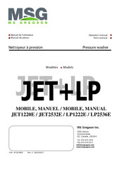 MSG JET2532E Manuel De L'utilisateur