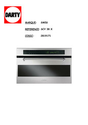 Smeg SCV38X Guide D'utilisation