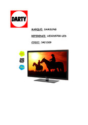 Samsung UE32D5700 E-Manual