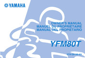 Yamaha YFM80T Manuel Du Propriétaire