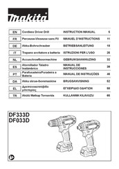 Makita DF333DSAE Manuel D'instructions